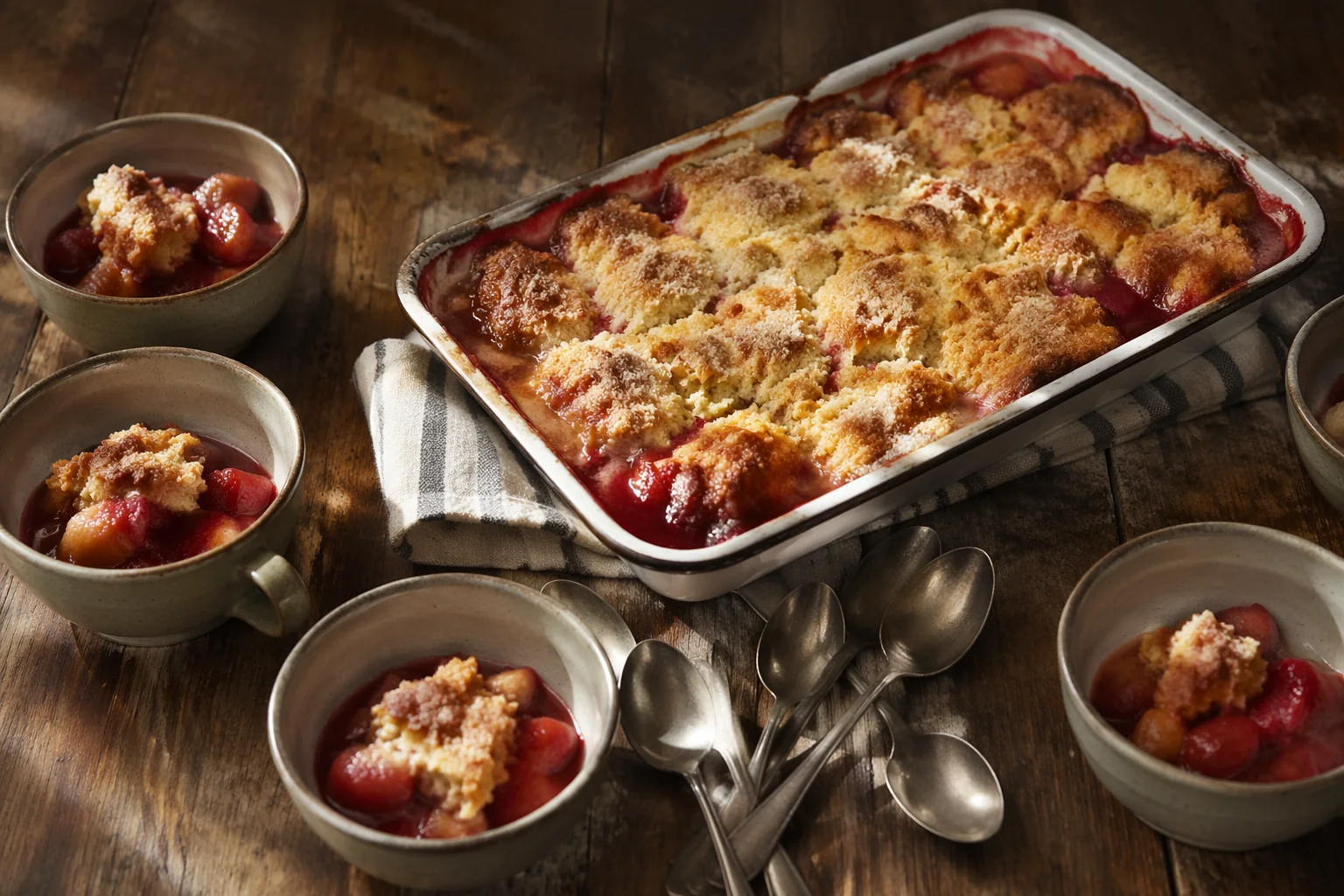 Family Cobbler: a family-size warm cobbler that feeds four to five